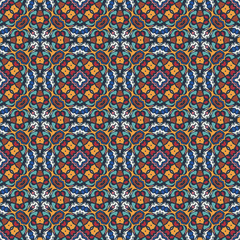 Endless colorful pattern for wallpapers, design and backgrounds, vector seamless pattern.