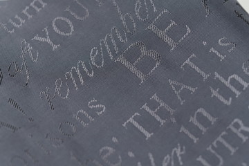 chalk on the blackboard