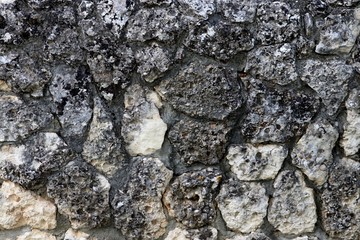 Old  Natural Limestone  wall background