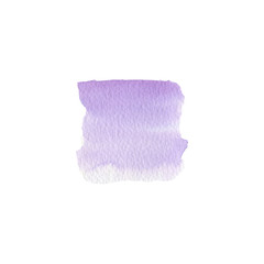 Watercolor spot on white background.