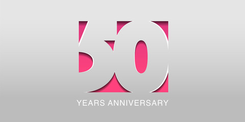50 years anniversary vector icon, symbol, logo. Graphic background or card - obrazy, fototapety, plakaty