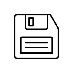 Diskette icon trendy