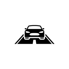 Road sign design icon trendy