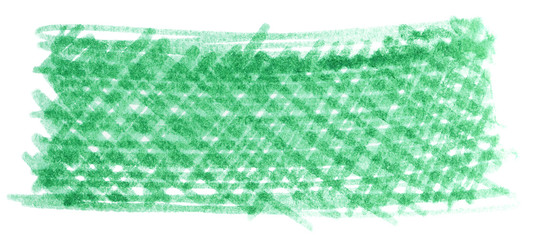 Hand drawn green marker stripes. Background marker strokes pattern