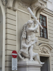 Obraz premium Vienna, Austria / Europe Jun 2011 The historic centre of Vienna is rich in architectural ensembles, including Baroque palaces, grand buildings, monuments and parks