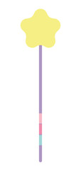 cute magic wand fantasy fairy icon