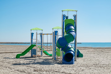 Mediterranean beach playgound
