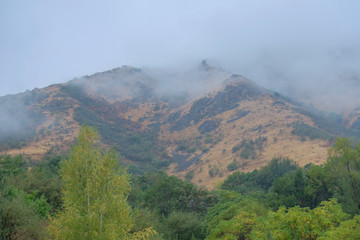 panoramic view of the mountains