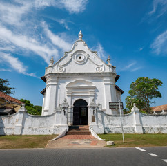 Fototapeta na wymiar An Old Dutch Reform Church in Galle, Sri Lanka