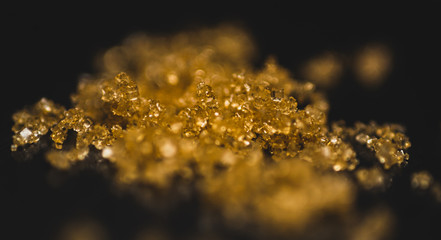 Macro photography of Brown Sugar 