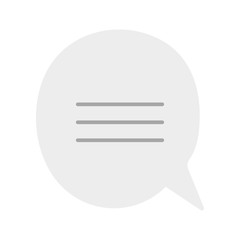 speech bubble message chat talk concept icon