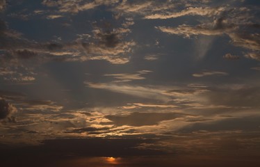 A drmamtic sky overlay