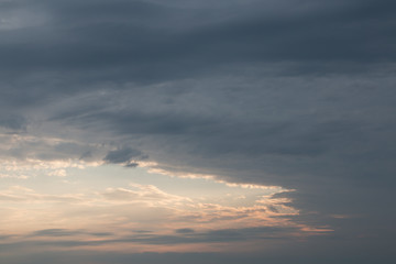 A drmamtic sky overlay