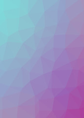 Abstract Trianglify gradient Generative Art background illustration