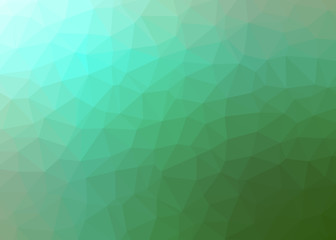 Fototapeta premium Abstract Trianglify gradient Generative Art background illustration