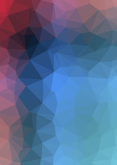 Abstract Trianglify gradient Generative Art background illustration