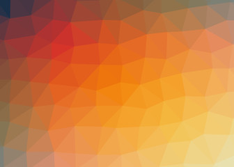 Abstract Trianglify gradient Generative Art background illustration