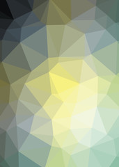Abstract Trianglify gradient Generative Art background illustration