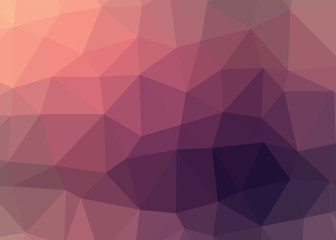 Fototapeta premium Abstract Trianglify gradient Generative Art background illustration