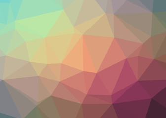 Abstract Trianglify gradient Generative Art background illustration