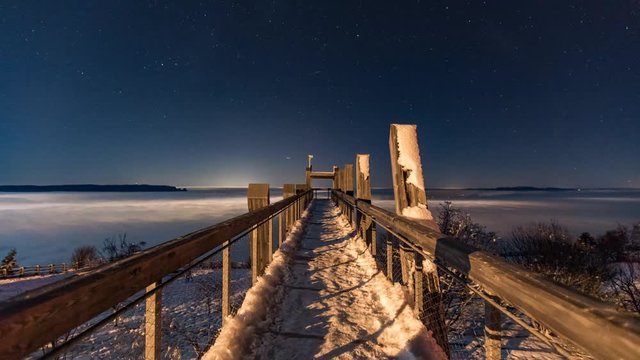 Timelapse depuis de Revard, Savoie, France 