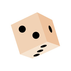 Isolated dice icon