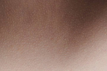 Texture of clean young human skin