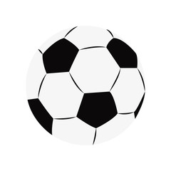 Isolated soccer ball icon