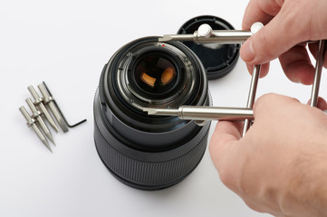 Repair digital lens service