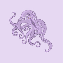 octopus creature illustration