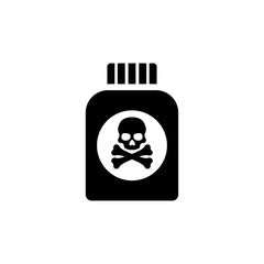 Obraz premium Poison bottle icon