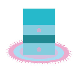 cute drawers furniture decoration on carpet