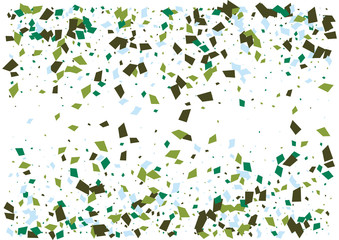 Festive color rectangle confetti background. Abstract frame confetti texture for holiday, postcard, poster, website, carnivals, birthday and children's parties. Cover confetti mock-up. Wedding card