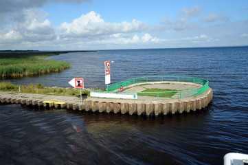 Ueckermünde, die Uecker am Ueckerkopf