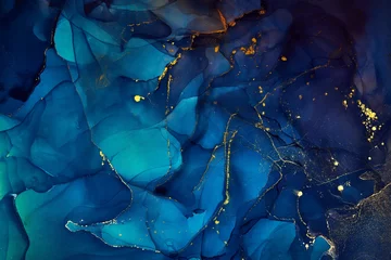 Alkoholtintenfarben durchscheinend. Abstrakter mehrfarbiger Marmorbeschaffenheitshintergrund. Design-Geschenkpapier, Tapeten. Acrylfarben mischen. Moderne Fluidkunst. Alkoholtintenmuster © CHREMOS