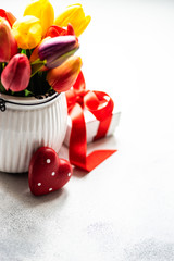 St. Valentine day card concept