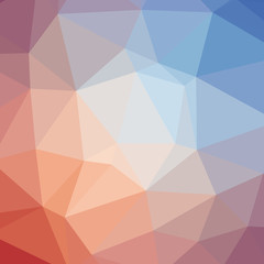 Obraz premium Abstract Trianglify gradient Generative Art background illustration