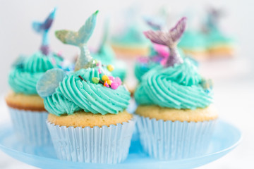 Mermaid cupcakes