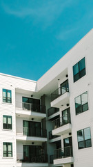 Obraz premium modern apartment building