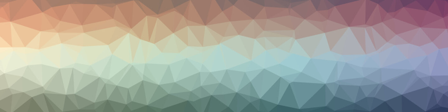 Abstract Trianglify gradient Generative Art background illustration