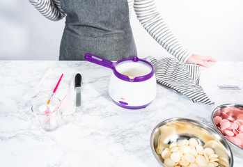 Chocolate snowflakes