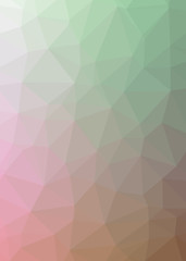 Fototapeta premium Abstract Trianglify gradient Generative Art background illustration