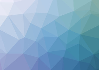 Abstract Trianglify gradient Generative Art background illustration