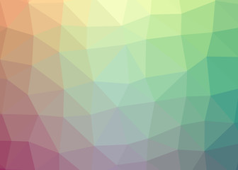Obraz premium Abstract Trianglify gradient Generative Art background illustration