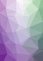 Abstract Trianglify gradient Generative Art background illustration
