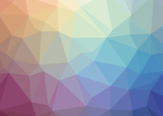 Abstract Trianglify gradient Generative Art background illustration
