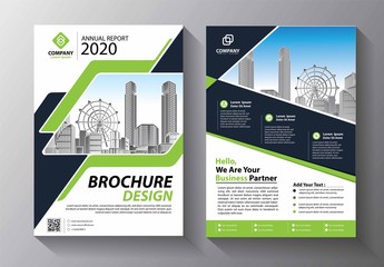 Brochure design, cover modern layout, annual report, poster, flyer in A4 with colorful triangles, geometric shapes for tech, science, market with light background