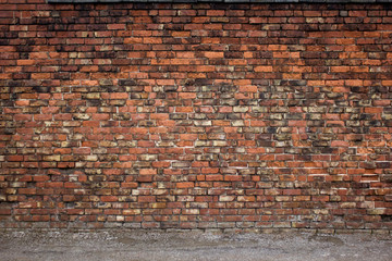 Distressed Brick Wall Texture Background. 