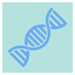 DNA symbol icon vector simple design