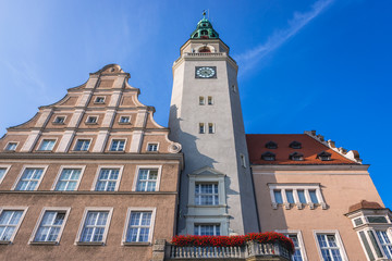 Exterior of New City Hall building in Olsztyn, Poland